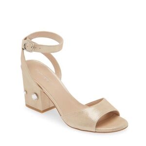 Stuart Weitzman Gold Crystal Women's Sandals